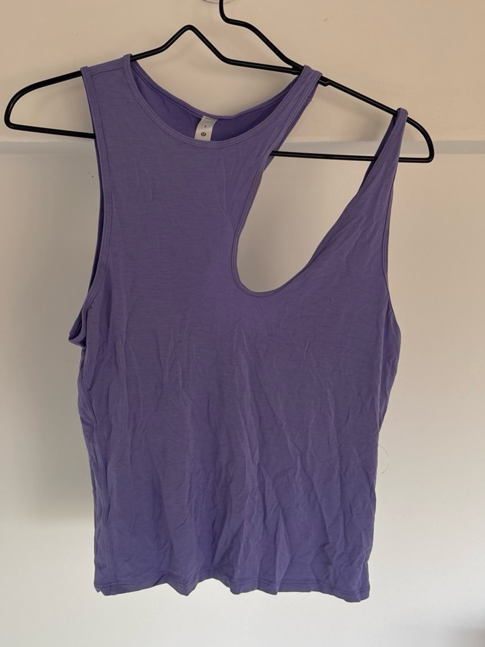 lululemon athletica Purple Asymmetric One-Shoulder Tank